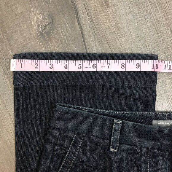 Ann Taylor Petites Women’s Dark Wash Denim Jeans - Picture 11 of 12